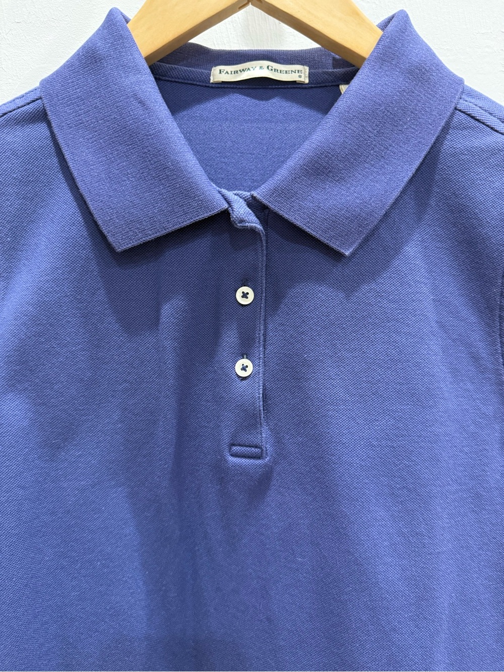 Fairway & Greene Sleeveless Blue Polo Shirt